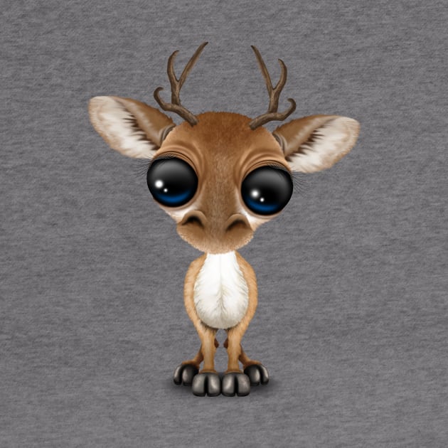 Cute Curious Nerdy Baby Deer by jeffbartels